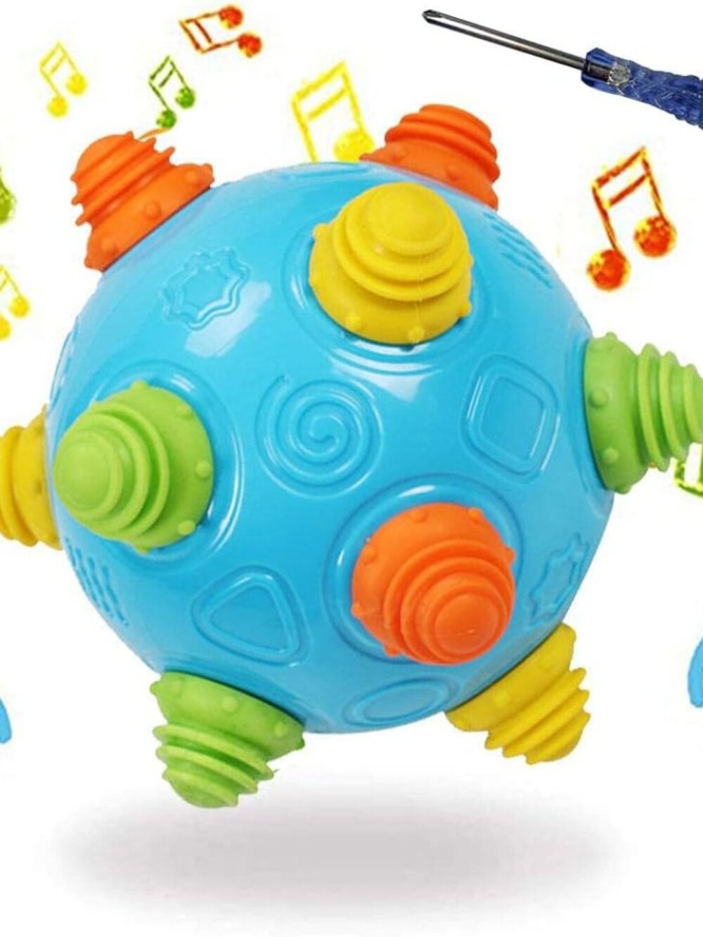 Baby Music Shake Dancing Ball Toy Free Bouncing Sensory Developmental Ball